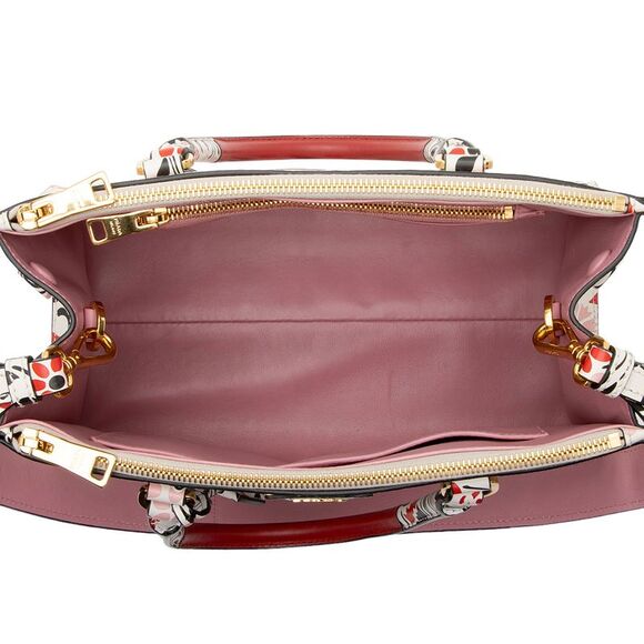 Prada Calfskin Floreale Galleria Double Zip Medium Tote - Picture 6 of 16